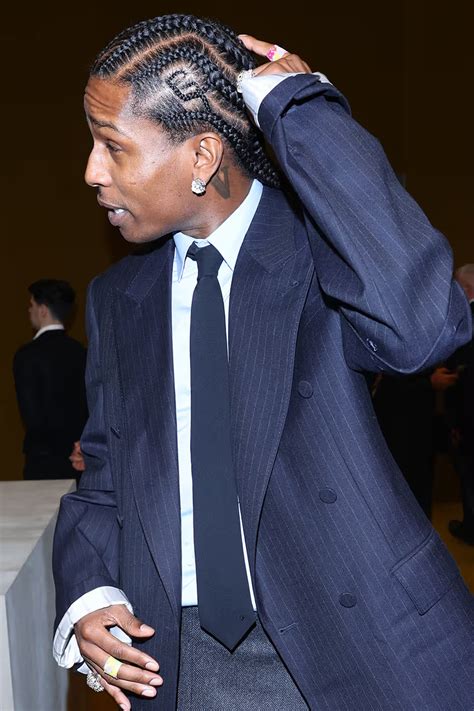 asap rocky gucci braids|ap rocky hairstyles.